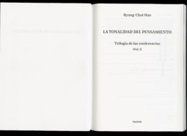 Tonalidad pensamiento Byung-Chul Han by Carles Rodrigo 