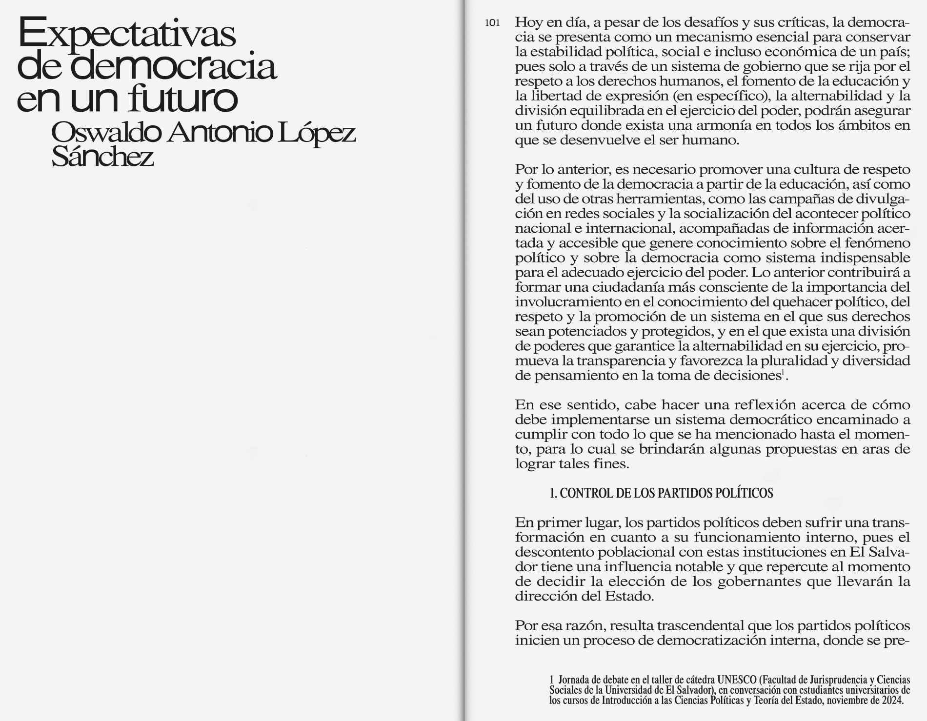 Horizontes Democráticos Carles Rodrigo